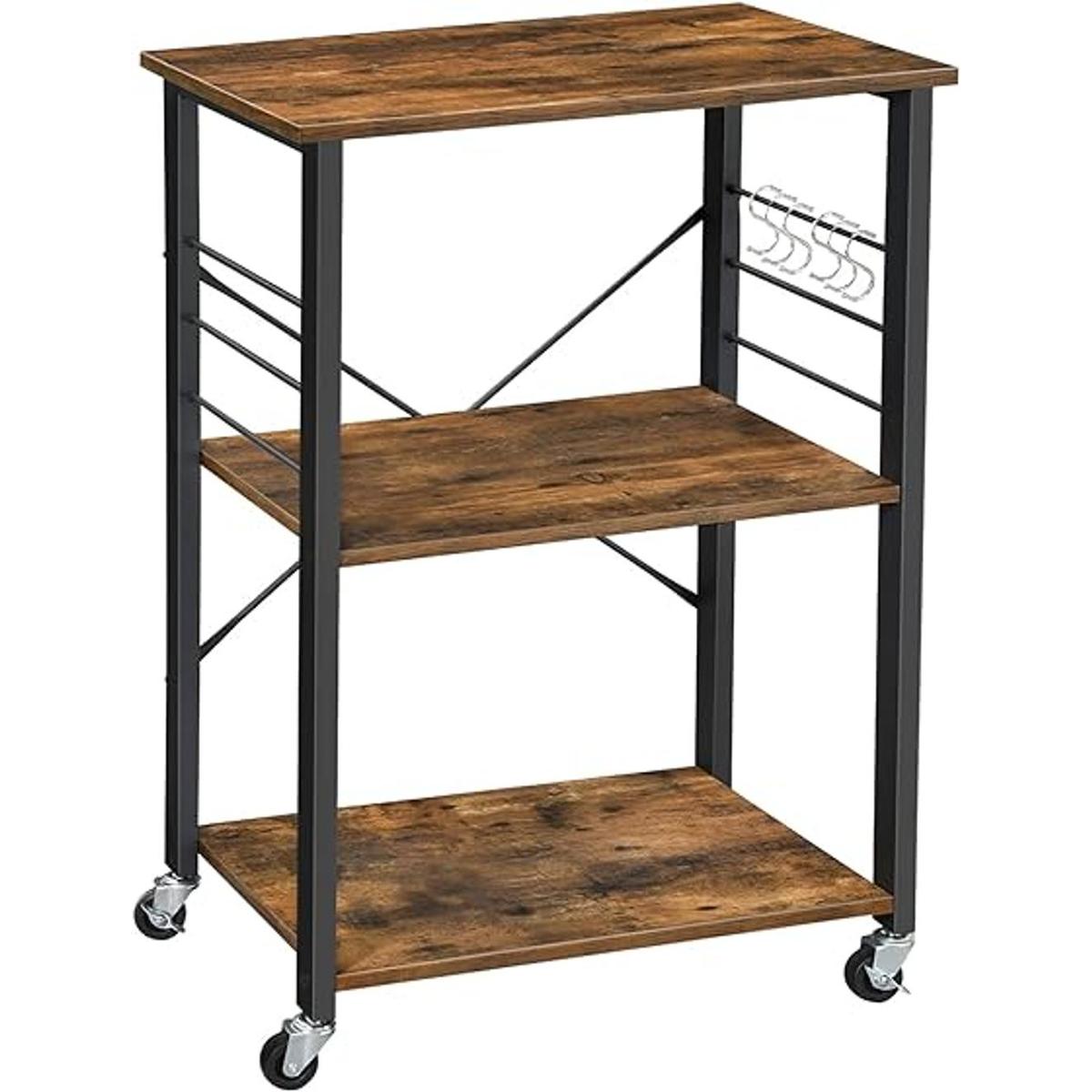 VASAGLE ALINRU Estante de cocina con ruedas carrito de