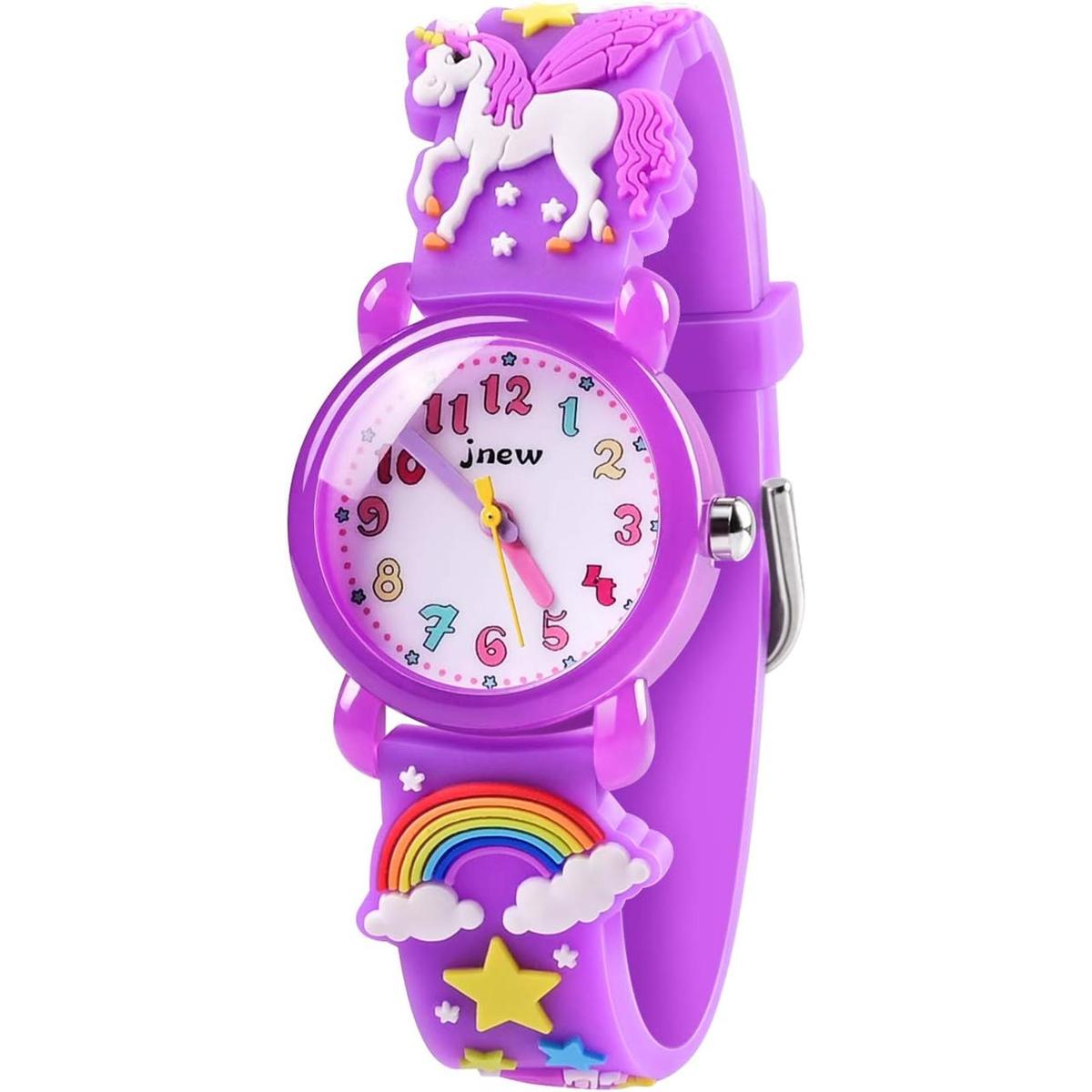 VAPCUFF Reloj para niñas Reloj impermeable de dibujos