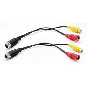 Paquete de 2 cables de extensión M12 Conector de 4_1