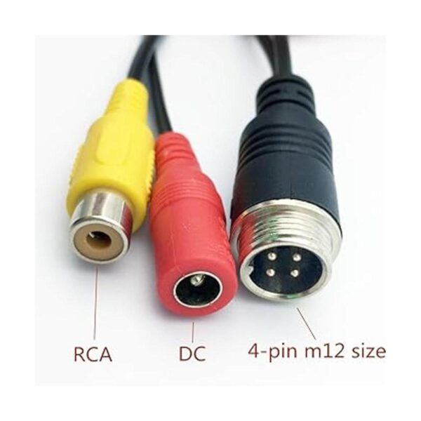 Paquete de 2 cables de extensión M12 Conector de 4_2