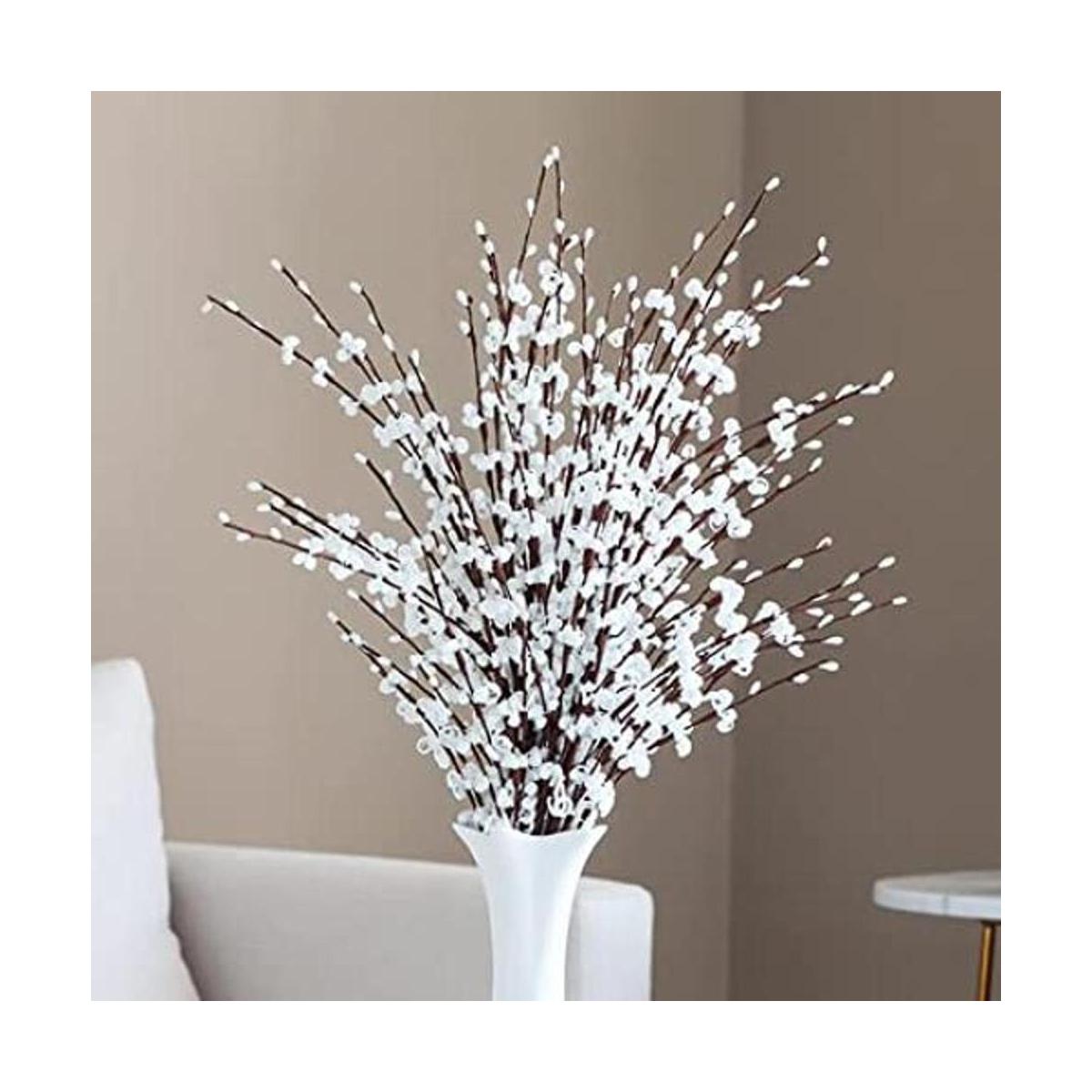 VANTREE 6 flores artificiales de jazmín 29.5 pulgadas de