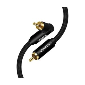 VANAUX Cable RCA de 90 grados cable de audio coaxial_1