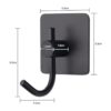 VAEHOLD Ganchos adhesivos de pared soporte adhesivo_5
