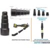 Kit de adaptador de fijación al vacío adaptador de