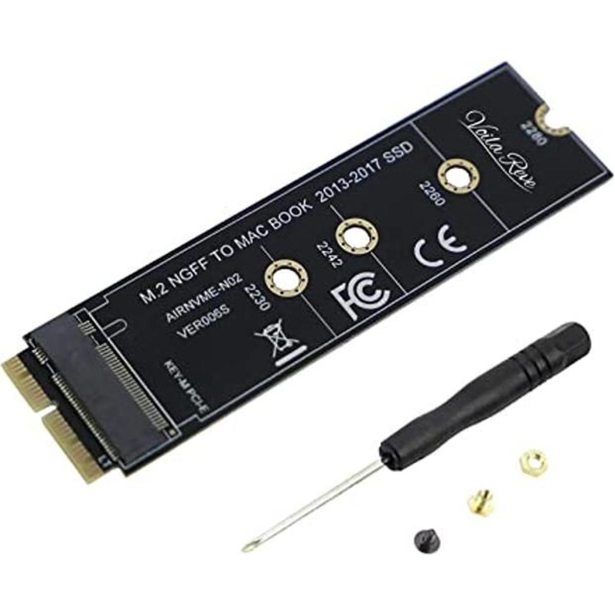 Arestech M.2 NVME SSD Convertir adaptador para MacBook Air
