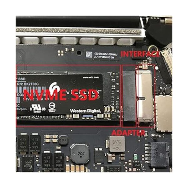 Arestech M.2 NVME SSD Convertir adaptador para MacBook Air_2