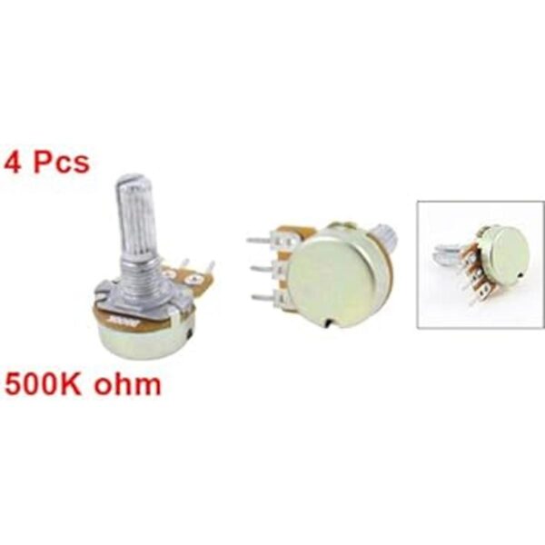 Uxcell 6 mm Shaft di Amp B500 K 500 K potenciómetros de_2