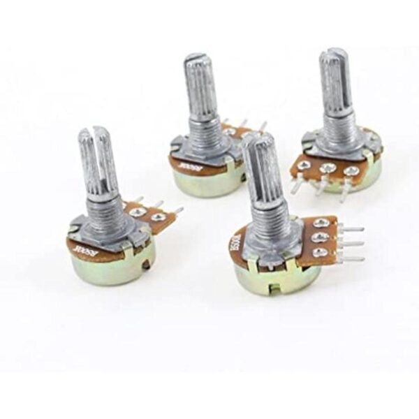 Uxcell 6 mm Shaft di Amp B500 K 500 K potenciómetros de_1