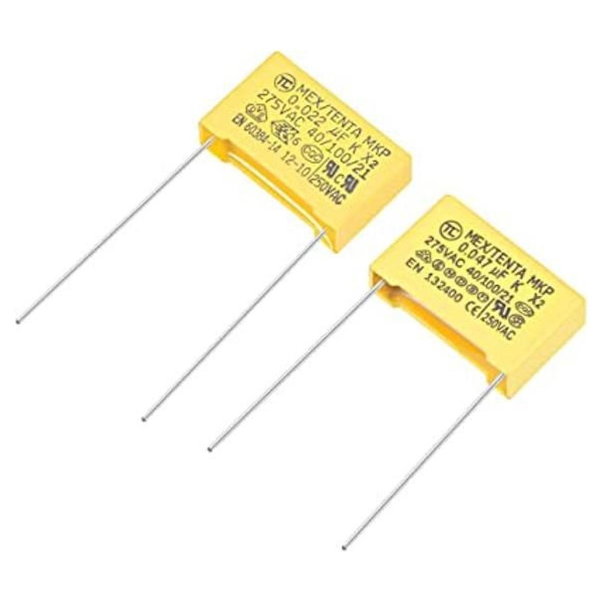Condensador de seguridad uxcell polipropileno surtido Kits