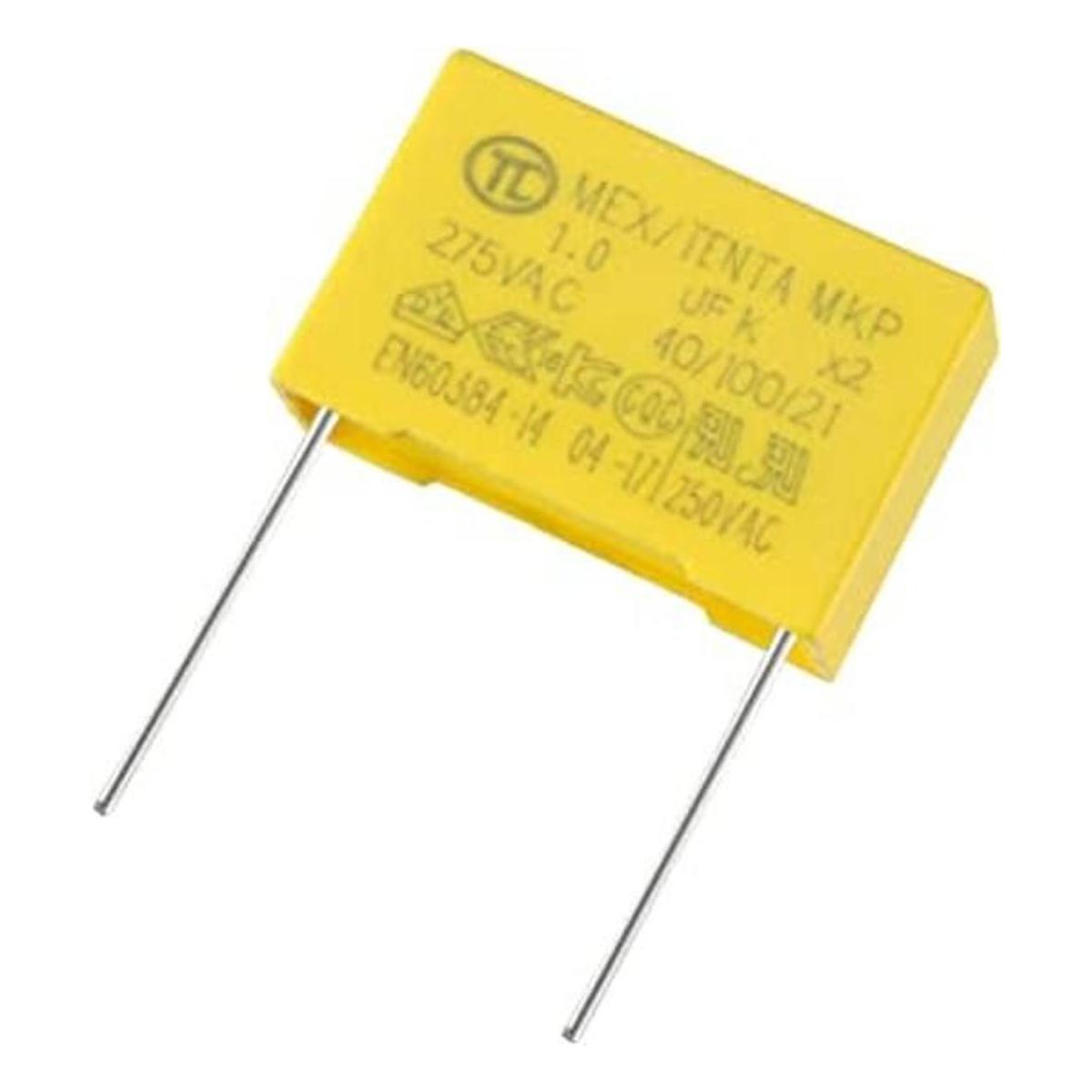 uxcell Condensador de seguridad polipropileno 1uF 275