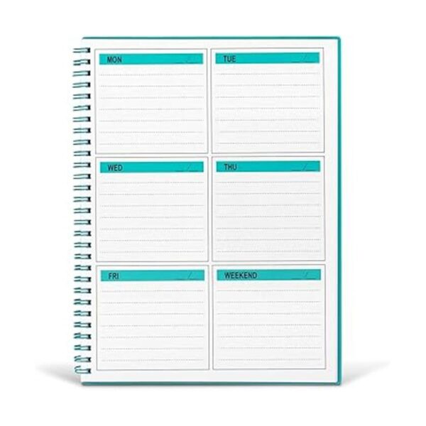 UtyTrees Agenda semanal sin fecha cuaderno A5 de lista de_3