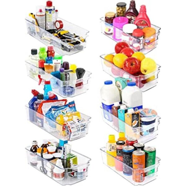 Utopia Home Organizador de despensa juego de 8 cubos_1