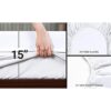 Utopia Bedding Juego de sábanas de 3 piezas microfibra_4
