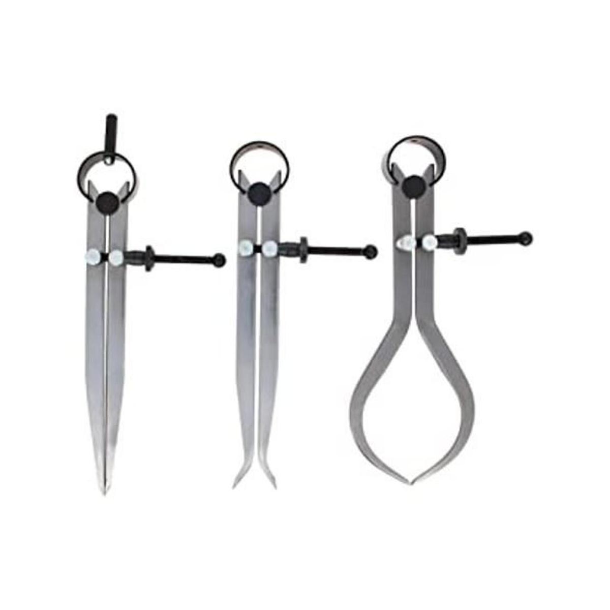 Utoolmart Juego de calibradores de acero al carbono