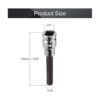Utoolmart 12 pulgada x H10 0.394 in puntas de acero_2