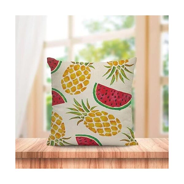 Ussap Decoración de verano de acuarela y piña sandía