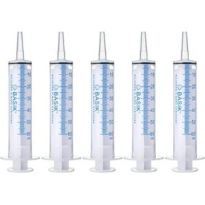 BASIK Jeringa de alimentación enteral de 2.0 fl oz con