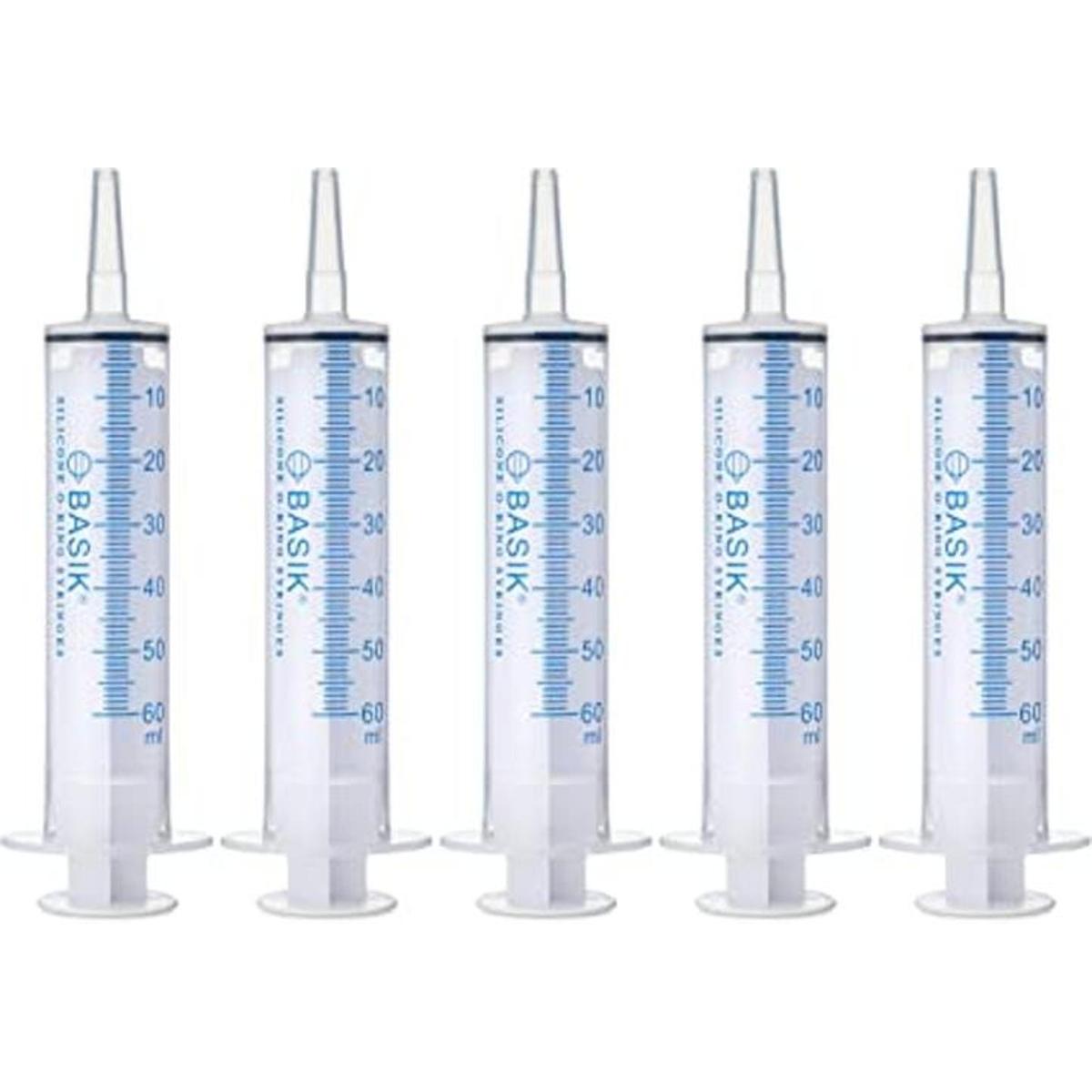 BASIK Jeringa de alimentación enteral de 2.0 fl oz con