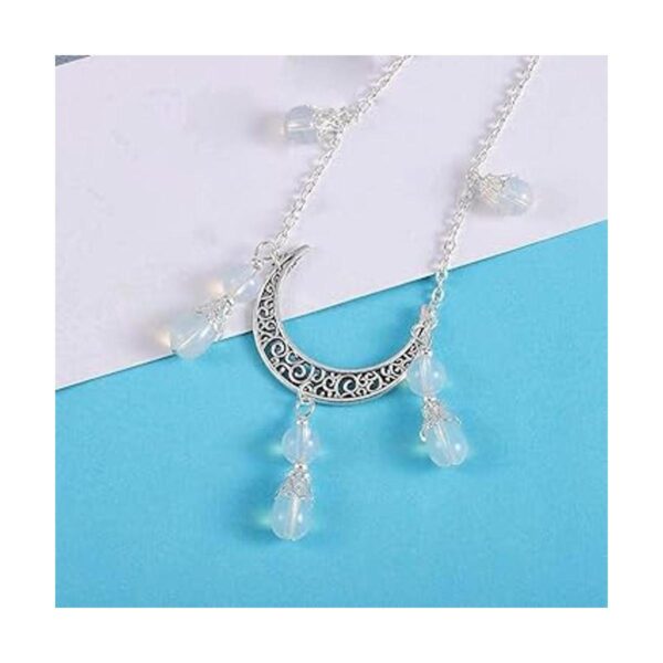 Ursumy Diadema de cristal blanco para novia accesorio_4