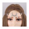 Ursumy Diadema de cristal blanco para novia accesorio_2