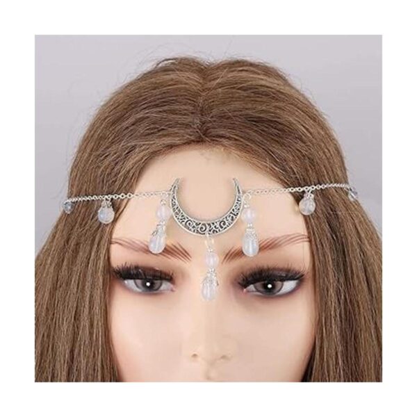 Ursumy Diadema de cristal blanco para novia accesorio_2