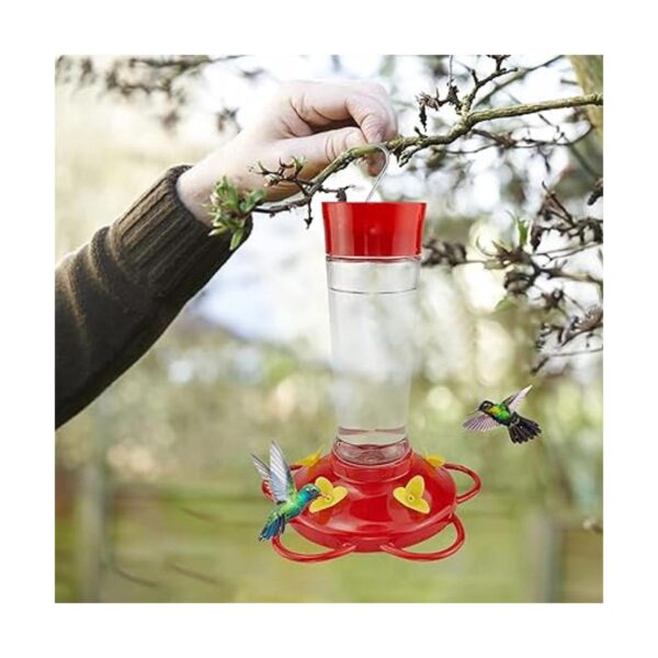 Urban Deco Comedero de colibríes de vidrio para colgar al_6