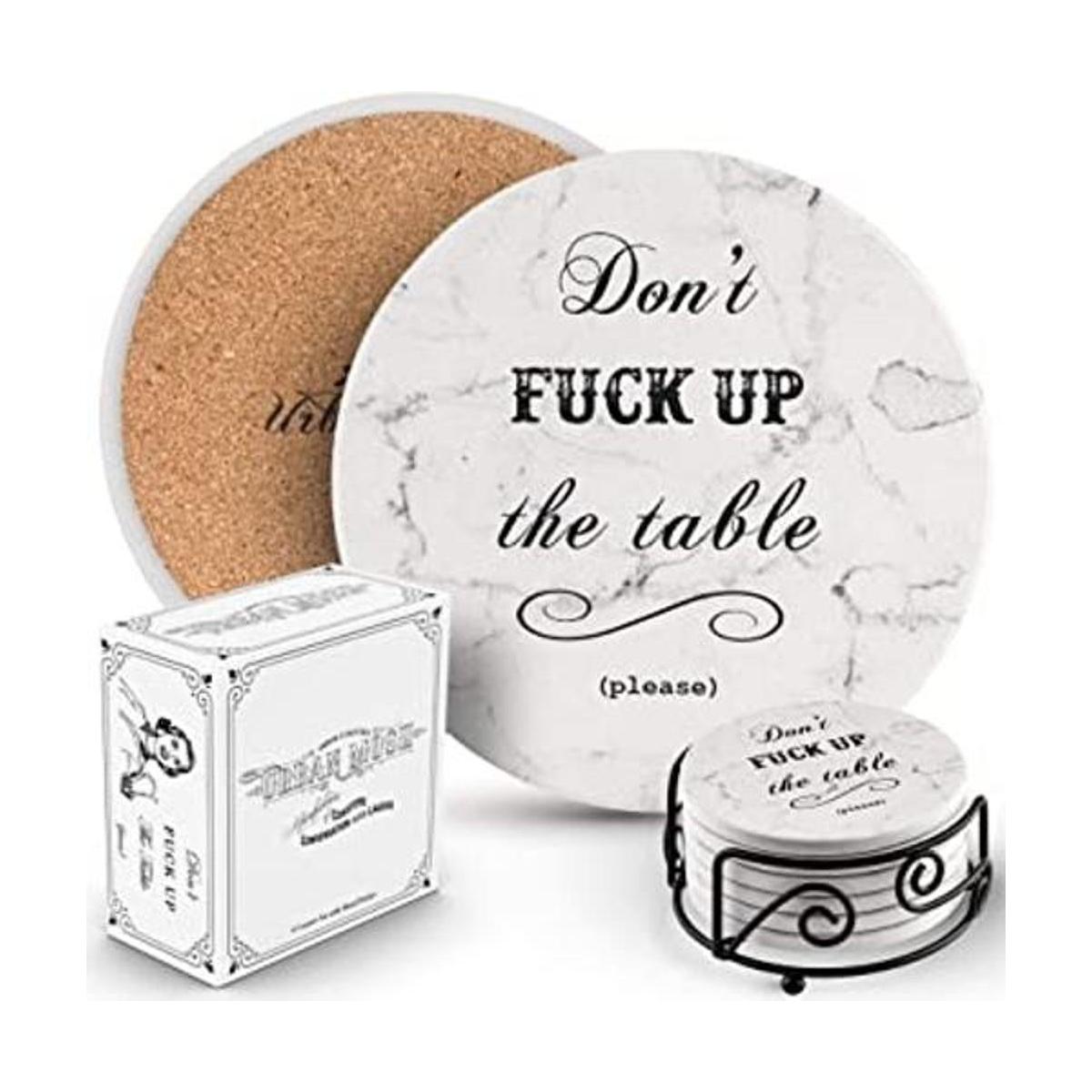 Posavasos divertidos para bebidas regalos de decoración