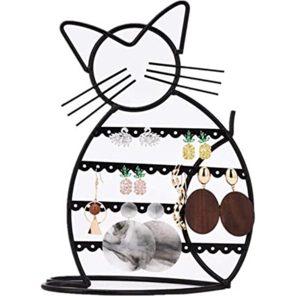 Urban Deco Organizador de joyas soporte en forma de gato_1
