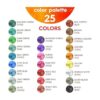Upstart Epoxy Polvo de mica Juego de 25 polvos de