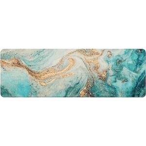 Uphome Alfombra de baño extra larga de terciopelo de
