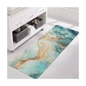 Uphome Alfombra de baño extra larga de terciopelo de