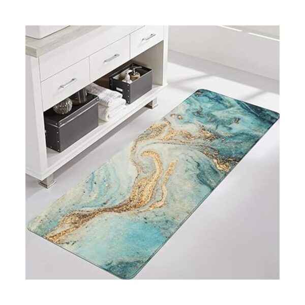 Uphome Alfombra de baño extra larga de terciopelo de