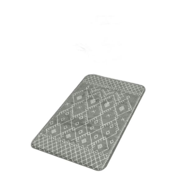 Uphome Alfombra de baño de 20 x 31 pulgadas color gris_1