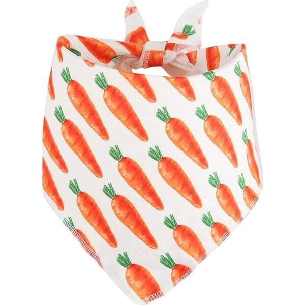 Diadema con orejas de conejo para perros y pañuelo de Pascua_3