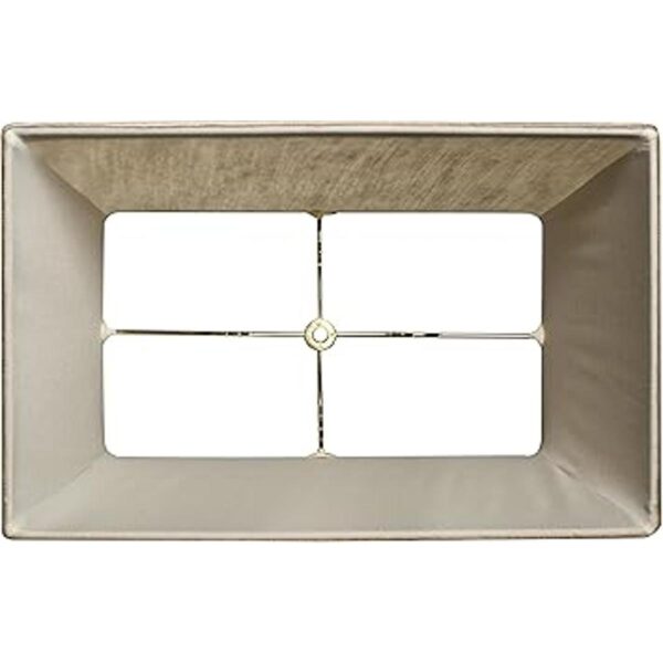 Lámpara rectangular de lino color yute 14 pulgadas por_2