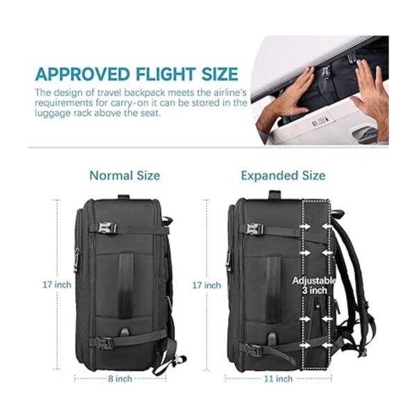 Mochila de viaje de 40 L mochila de transporte aprobada_3