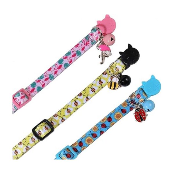 BoomBone Collar de gato con campana y bonitos colgantes de
