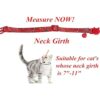 BoomBone Juego de 3 collares para gatos con campana_4