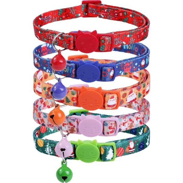 BoomBone Collar de Navidad para gato con campana paquete