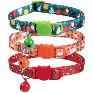 BoomBone Juego de 3 collares para gatos con campana_1