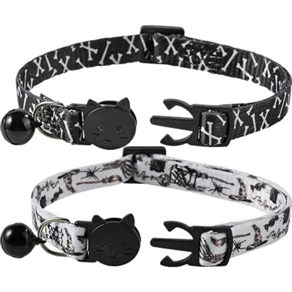 BoomBone Collar de calavera con cascabel 2 unidades_2