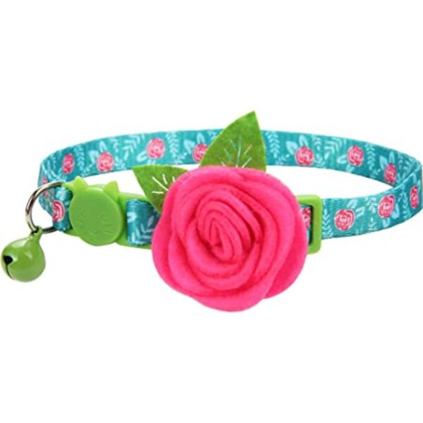 Collar de gato de primavera collar de gatito floral_1