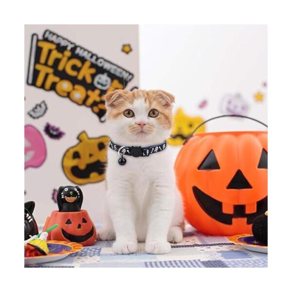 BoomBone Collar para gato diseño de calavera con