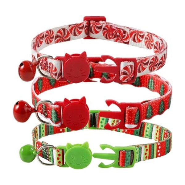 BoomBone Collar de gato con campana para NavidadCollares_2