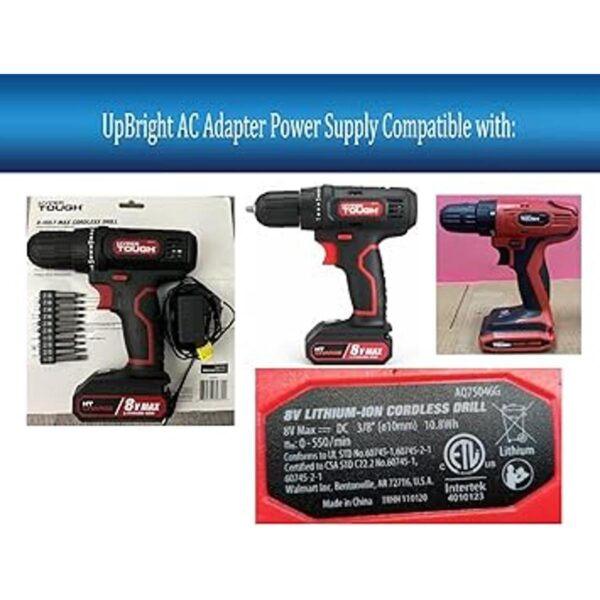 UpBright Adaptador ACCC de 9 V compatible con Hyper Tough_2
