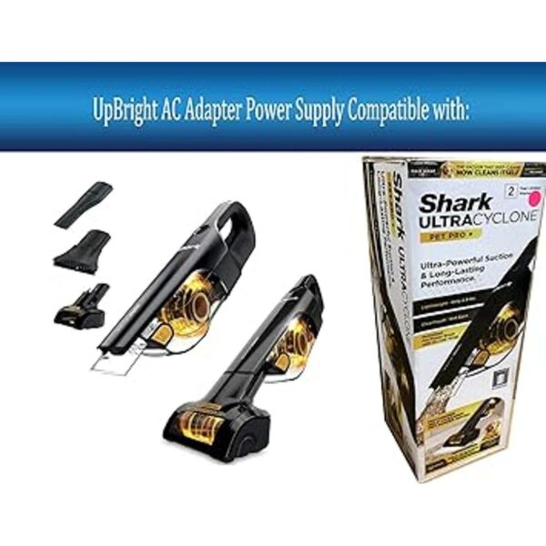 UpBright AC Adapter Compatible with Shark Ultra Cyclone_3