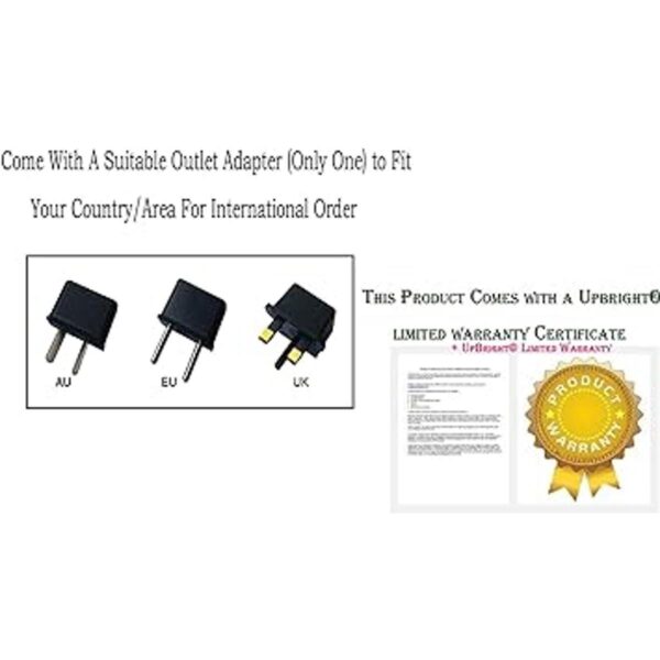 UpBright 5V ACDC Adapter Compatible with Plugable UD3000_4