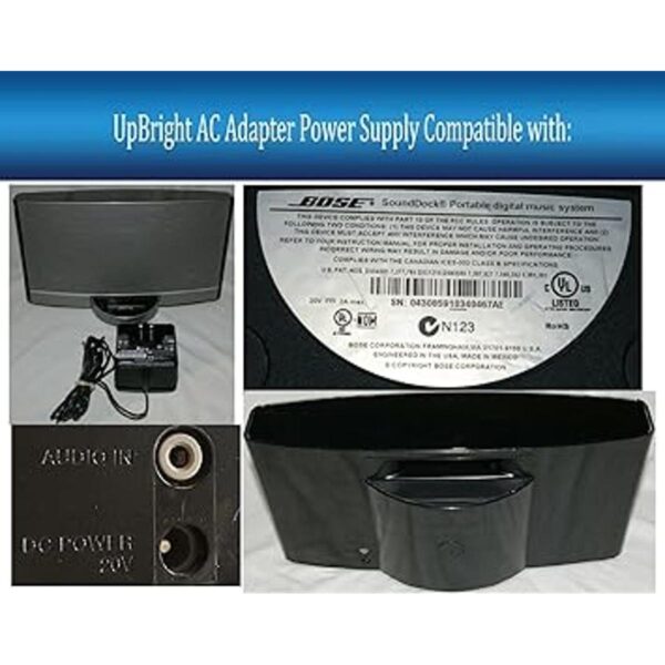 UpBright 20V 2A ACDC Adapter Compatible with Bose_2