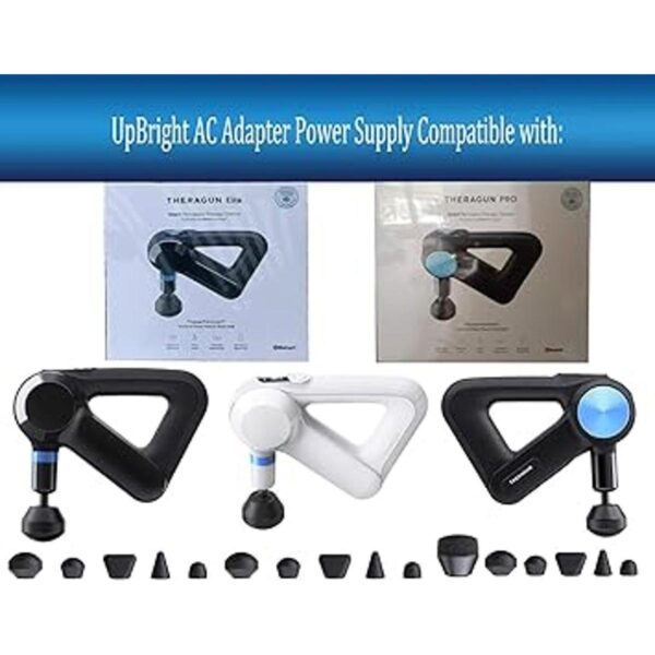UpBright Adaptador ACDC Compatible con Theragun Elite_2