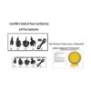 UpBright Nuevo adaptador Globla de 12 V CACC compatible_5